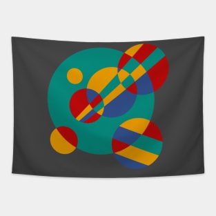 Abstract Circles Tapestry