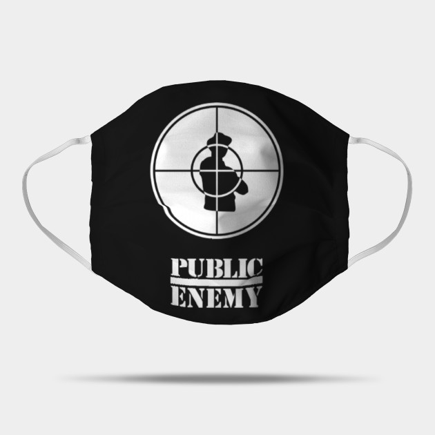 Public Enemy Hiphop Logo Public Enemy Mask Teepublic