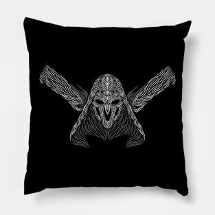 Reaper Tribal Pillow