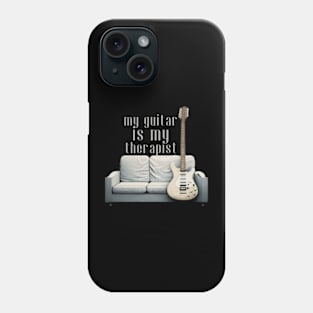 My guitar is my therapist Phone Case