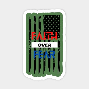 FAITH OVER FEAR Magnet