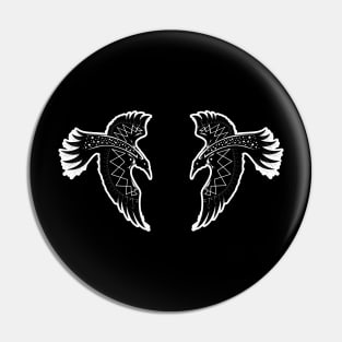 Hugin and Munin Pin