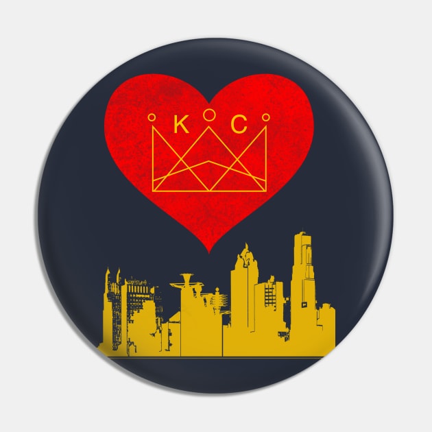 We Love Kansas City 2 Pin by KC1985