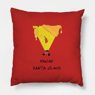 Nacho Santa Claus Tortilla Chip Pillow