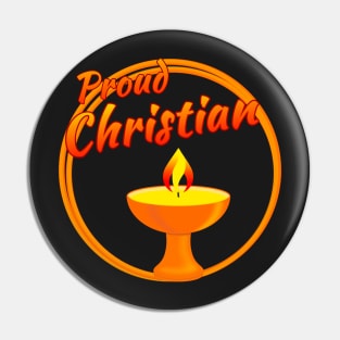 Proud Christian Pin