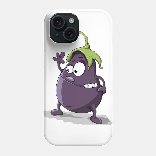 eggplant Phone Case by Empresa International