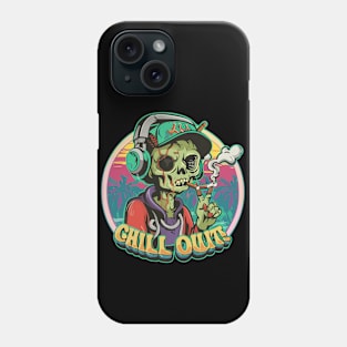 Chill Out: Hip Hop Zombie Art Piece Phone Case