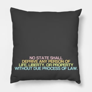 Due Process Clause Pillow