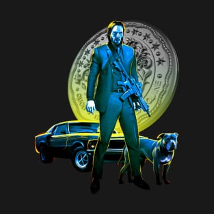 John Wick - Lone Hitman and Cub T-Shirt