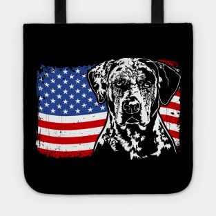 Proud Catahoula Leopard Dog American Pride Tote