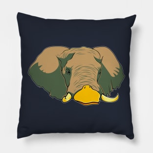 Duck Billed Elephant Pillow