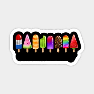 Celebrate Diversity Frozen Popsicle Treats Desserts Magnet