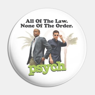 Psych Palm Trees Pin