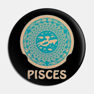 Fishes Zodiac Sign Pisces Pin