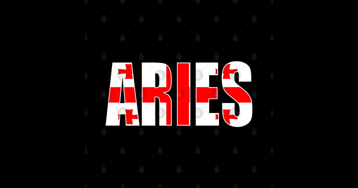 Aries Georgian Horoscope Heritage DNA Flag - Aries Georgian - Sticker ...