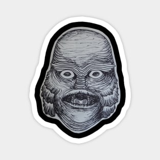 Creature Line Art Magnet