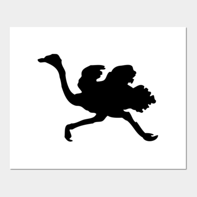 Limited Edition Exclusive Ostrich Silhouette Ostrich Silhouette Posters And Art Prints Teepublic