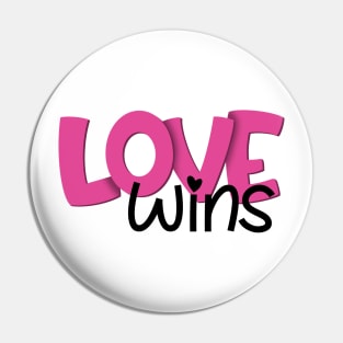 Love wins Pin