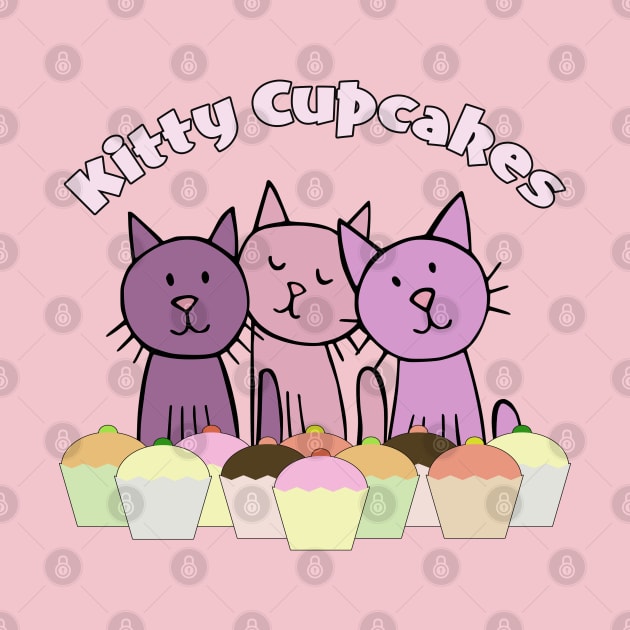 Kitty Cupcakes by SandraKC