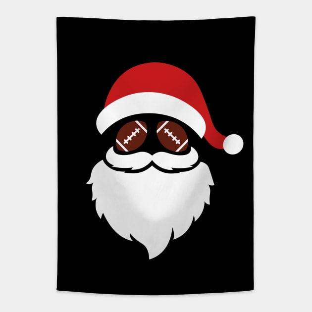 Chritmas Football Tapestry by footballomatic