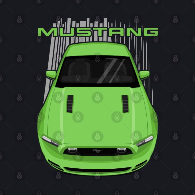 Mustang GT 2013 to 2014 - Green by V8social