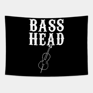 BASS HEAD Stand Up Bass Tapestry