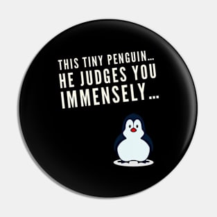 Judging Penguin Pin