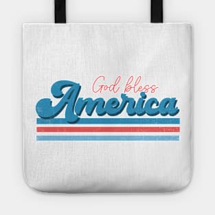 God Bless America 4th Of July Tote