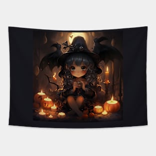 Happy halloween bat Tapestry