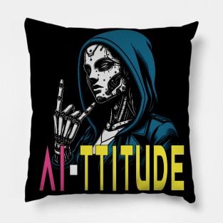 AI Rocks! : Badass and Metalhead Robot Pillow