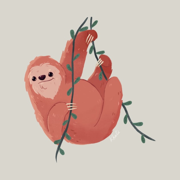 Lovely Sloth by Khatii
