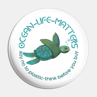 Ocean Life Matters Pin