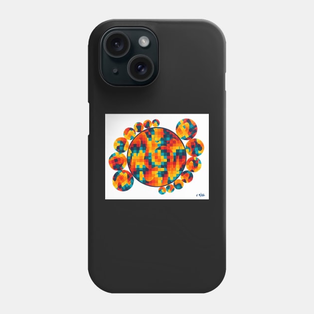 Circles Phone Case by ifnotforv