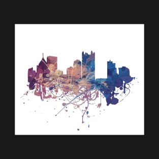 Painted Skylines: Pittsburgh T-Shirt