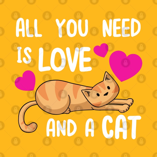 All You Need Is Love And A Cat by Doodlecats 