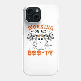 Halloween Working On My Booty Workout Gym Phone Case