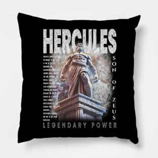 Hercules vintage grunge graphic Deaign Pillow