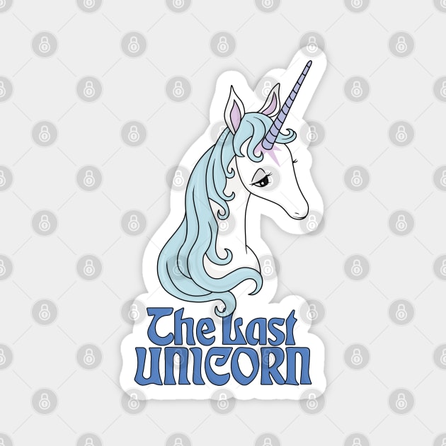 The Last Unicorn Magnet by valentinahramov