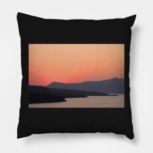 Sunset at Santorini Pillow