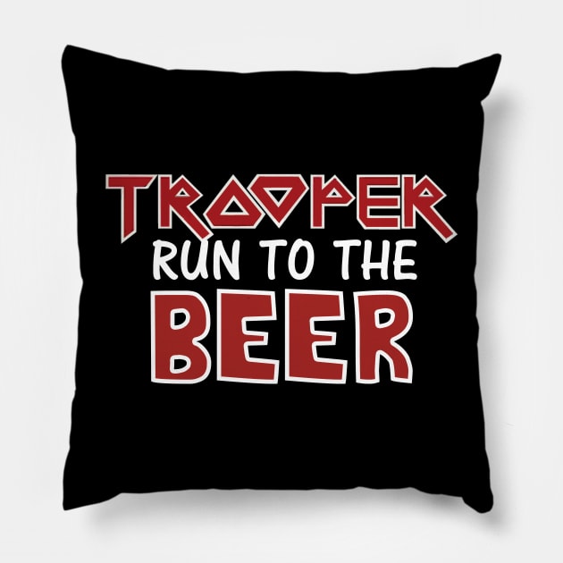 Run to the beer Pillow by martinyualiso