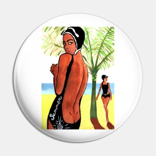 Beach life Pin