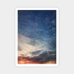 Dreamlike sunset sky Magnet