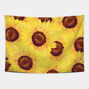 Bunch of Sunflowers Tapestry