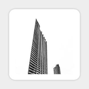 Barbican in black and white Magnet