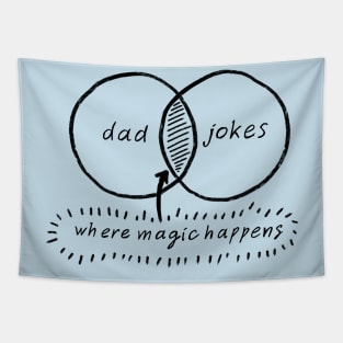 dad jokes Tapestry