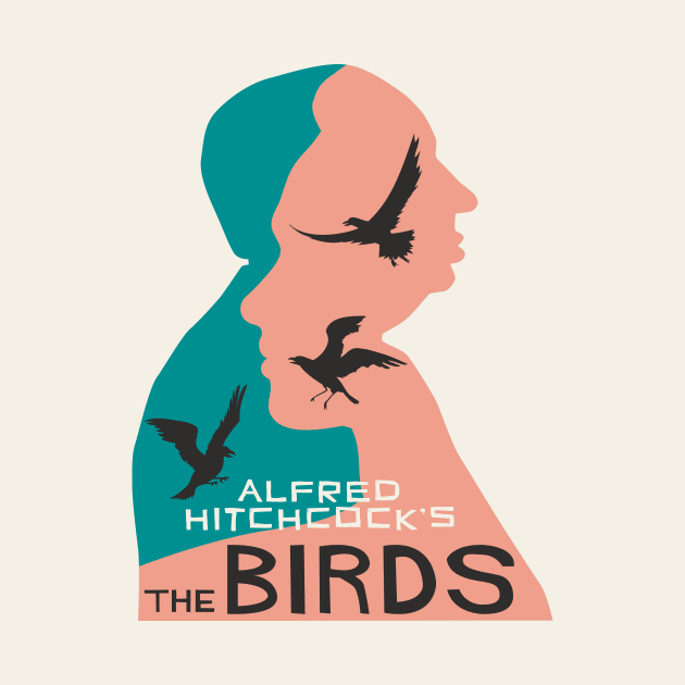 Alfred Hitchcock The Birds by n23tees