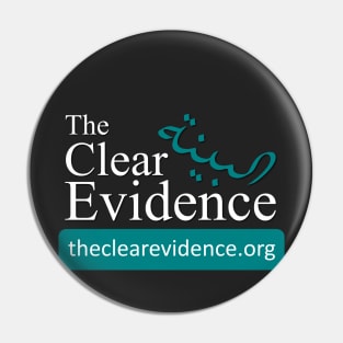 The Clear Evidence Logo (transparent background) Pin