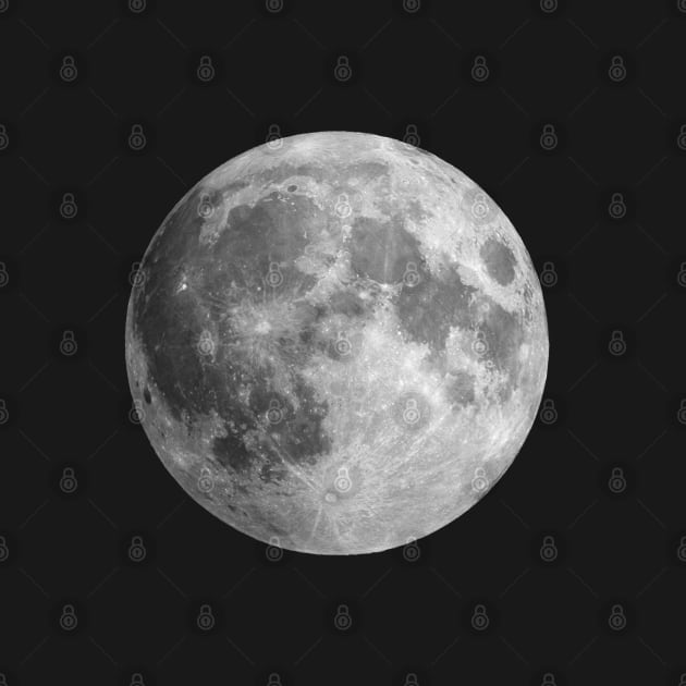 full moon by foxfalcon