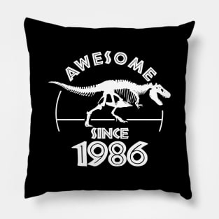 Awesome Since 1986 Pillow