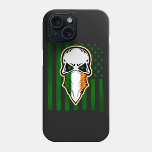 Irish American Skull Phone Case